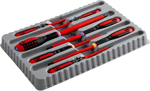 Bahco 9882S BE-9888s Ergonomic Screwdriver Set VDE Slotted / Pozidriv 7 Pieces - Image 1