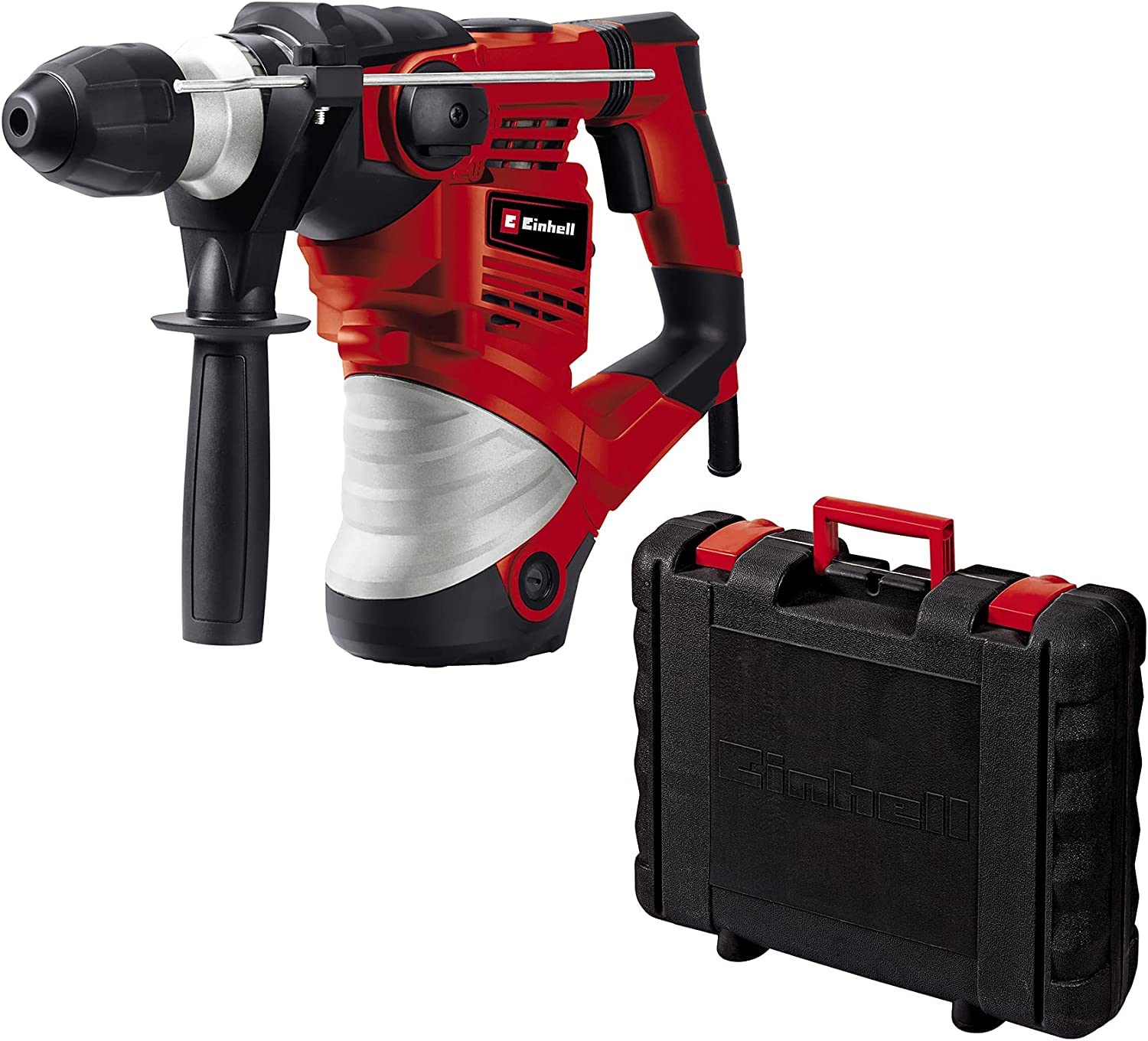 Einhell Hammer Drill TH-RH 1600 (1600 W, SDS Plus Chuck, Heavy Duty Aluminium Head, Delivered in Case) - Image 1