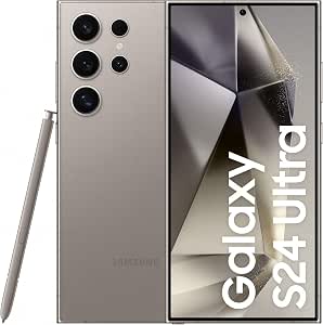 Samsung Galaxy S24 Ultra AI Android Smartphone No Contract, 12GB RAM/512GB, 200MP Camera, S Pen, Long Life Battery, Titanium Grey, 3 Year Version - Image 1