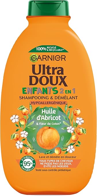 Garnier Ultra Doux Enfant Detangling Shampoo Apricot - 600 ml - Image 1