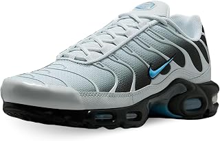 Air Max Plus Men's Shoes (DM0032-015, Pure Platinum/Smoke Grey/Black/University Blue) - Image 1