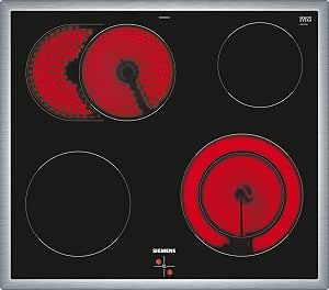 Siemens EA64RGNA1E iQ300 Electric Glass-Ceramic Hob (Stovetop Controlled), 60 cm wide, 21 cm Dual Circuit Cooking Area, Space for Large Frying Pans, Zone - Image 1