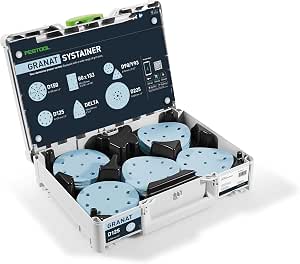 Festool Systainer³ of abrasives Granat SYS-STF D125 GR-Set - Image 1