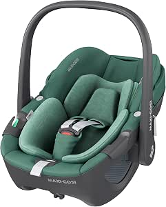 Maxi-Cosi Pebble 360 i-Size, Baby Car Seat, Newborn Car Seat 360, 0-15 Months (40-83cm), One-Hand Rotation, G-CELL Side Impact Protection, Essential Green - Image 1