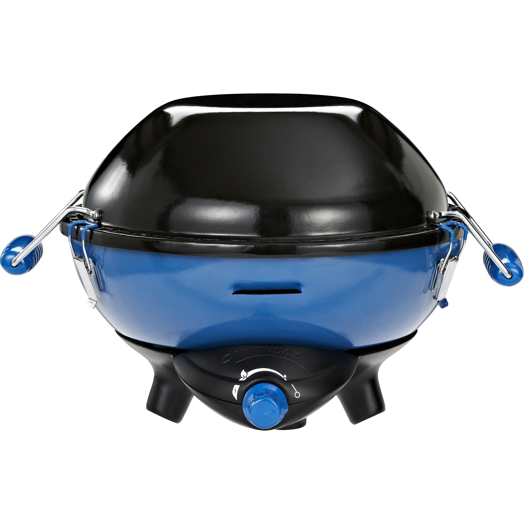 Campingaz Party Grill, Small BBQ for Camping, Festivals or Picnic, Camping BBQ with Flexible Cooking Options, Gas Stove with Non Stick Hob and Stand - Image 1