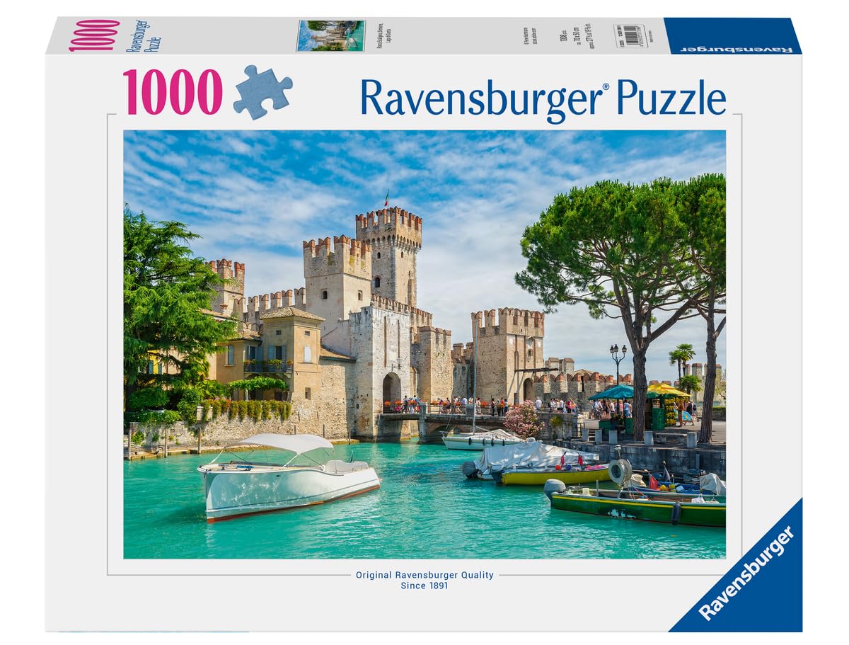 Ravensburger - 12001789 Adult Jigsaw Puzzle - 1000 Piece Puzzle - Sirmione Castle - Adults and Children from 14 Years Old - High Quality Puzzle - Image 1