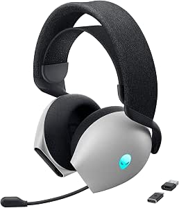 Alienware AW720H - Dual-mode Wireless Gaming Headset (Lunar Light) - Image 1