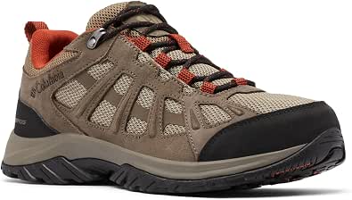 Columbia REDMOND III Waterproof Hiking and Trekking Shoes for Men, Brown (Pebble x Dark Sienna), 40.5 EU - Image 1