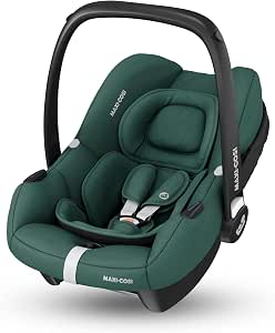 Maxi-Cosi CabrioFix i-Size Baby Car Seat, 0 to 12 Months, Maximum 12 kg, ISOFIX Lightweight Car Seat (3.2 kg), Large Canopy, Ultra-Fleece, Compatible with Maxi-Cosi Strollers, Essential Green - Image 1