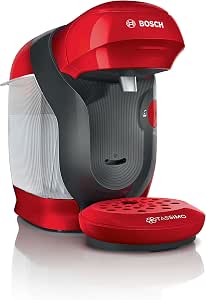 Bosch Tassimo Style Coffee Machine, TAS1103, Over 40 Hot Beverages, OneTouch, Pod Coffee Maker, Compact Size, Intellibrew, Red          [Energy Class B] - Image 1