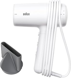 Sèche-cheveux Braun HD2.1, sèche-cheveux avec un concentrateur, séchage pour tous types de cheveux, 2100W avec 3 modes de chaleur et 3 modes de vitesse, BRHD210E - Image 1