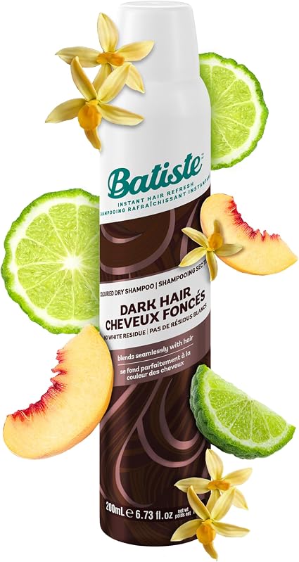 Batiste Colour Dry Shampoo, Black & Dark Brown, 200ml (Packaging May Vary) - Image 1