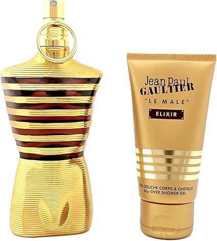 Le Male Elixir by Jean Paul Gaultier for Men - 2 Pc Gift Set 4.2oz Perfume Spray, 2.5oz Shower Gel - Image 1