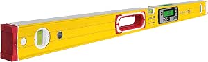STABILA TECH 196 DL Electronic Spirit Level, Waterproof and Dustproof Digital Spirit Level according to IP 67-2 Digital Screens, Without Calibration, with Bag, 100 cm - Image 1