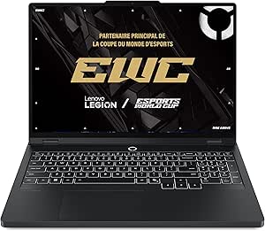 Lenovo Legion Pro 5 16IAX10H - 16" OLED WQXGA 165Hz Gaming Laptop (Intel Ultra 7 255HX, 32GB RAM, 1TB SSD, NVIDIA RTX 5070 8GB, Windows 11) Backlit Keyboard in White AZERTY - Black - Image 1