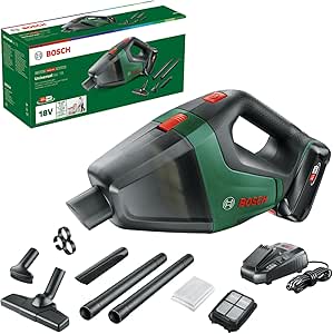Bosch UniversalVac 18 Cordless Vacuum Cleaner (2.5Ah Battery, 18V System, in Cardboard Box) - Image 1