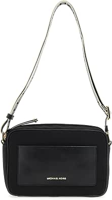 Jet Set Large East/West Shoulder Bag with Canvas Strap - Image 1
