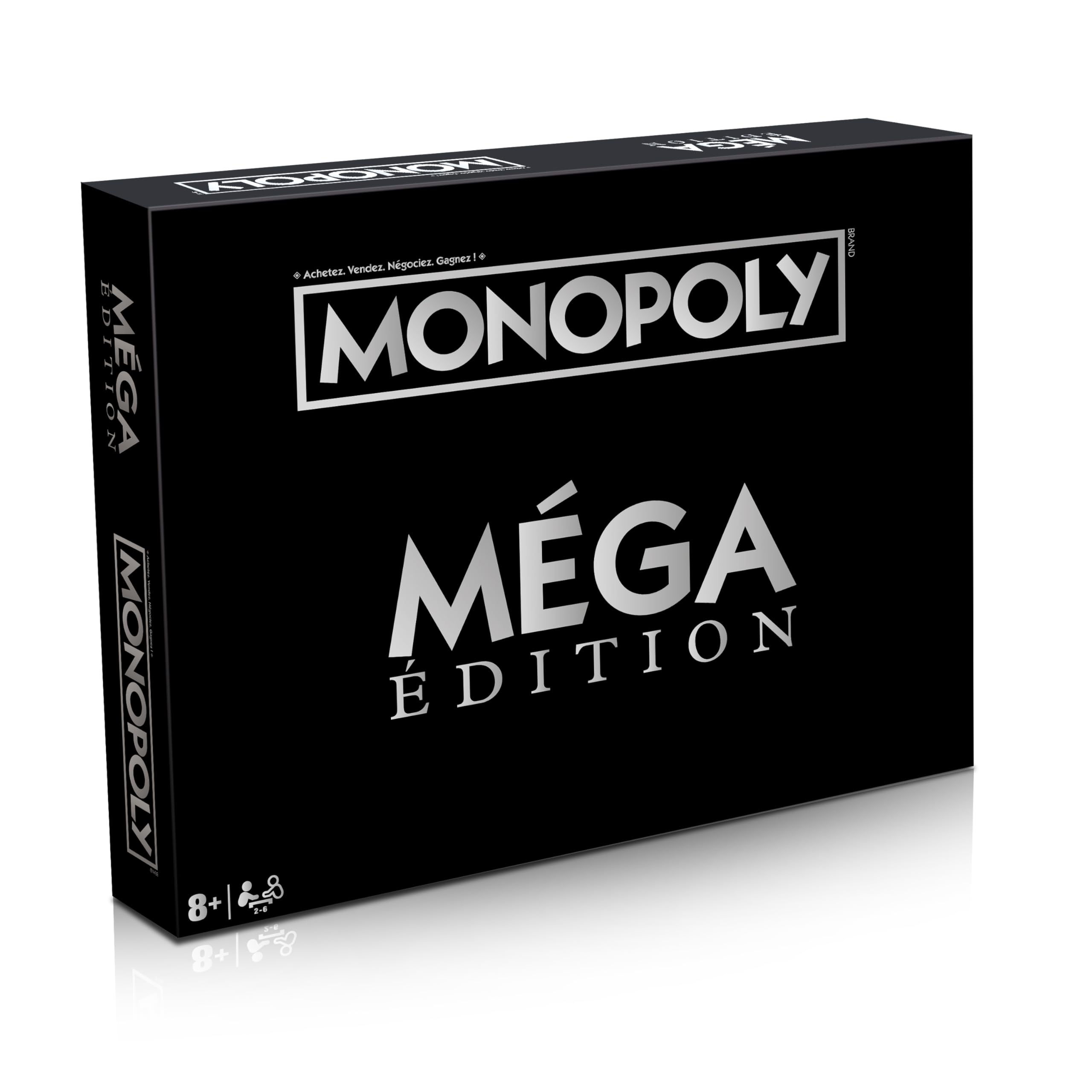 Winning Moves Monopoly Mega - Board Game 8+ - Board Game for 2 to 6 Players - Family Board Games in French - Image 1