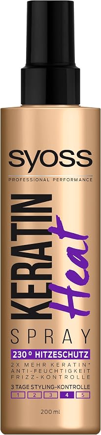 Syoss Keratin Heat Protection Spray 200 ml - Image 1