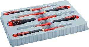Bahco 9882S BE-9882S Ergonomic Slotted / Pozidriv Insulated Screwdriver Set 5 Pieces - Image 1