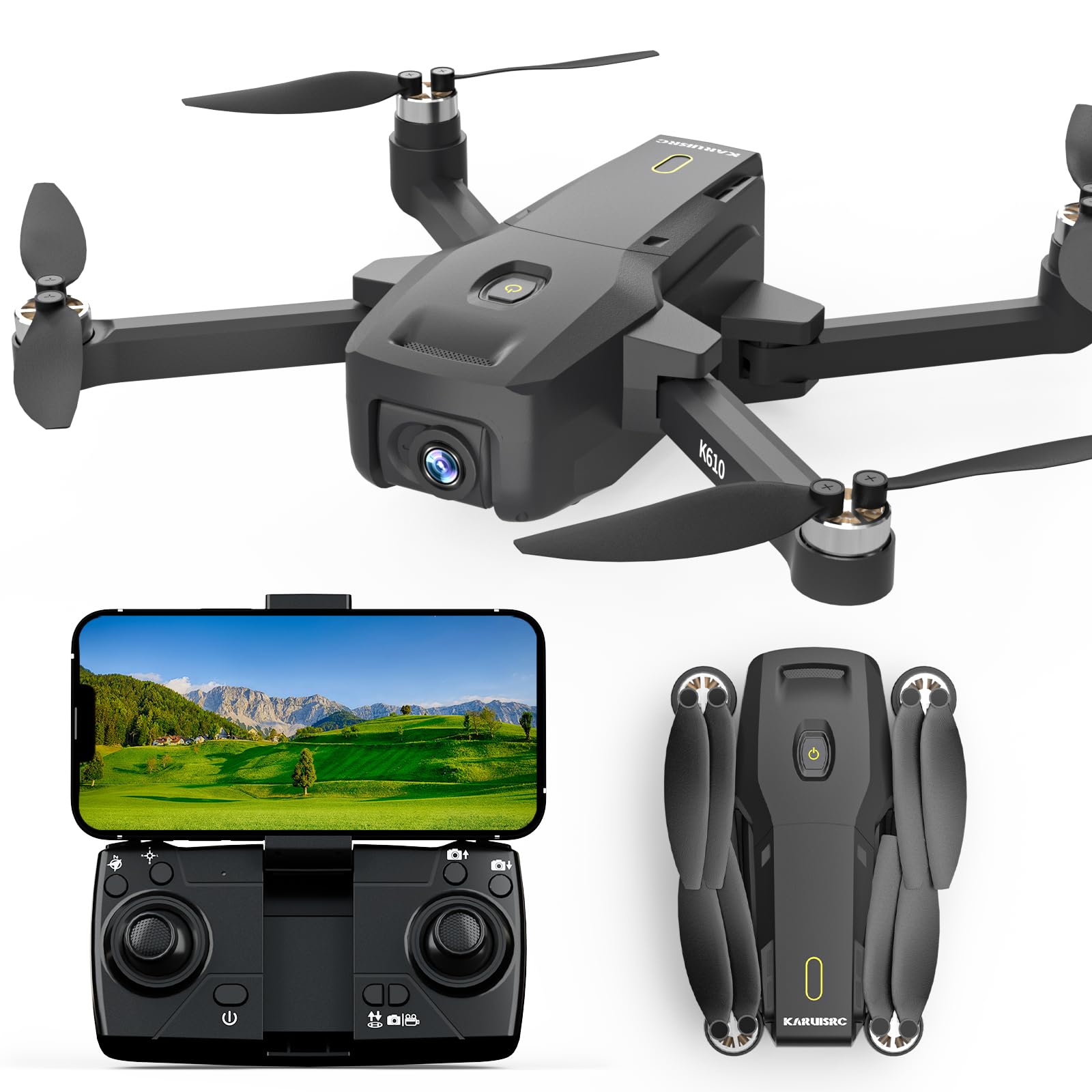 4K Professional Adult Beginners,Follow Me Drone Long Range Auto Return,Circle Fly Optical Flow Positioning,Automatic Hovering Flight,Under 249g - Image 1