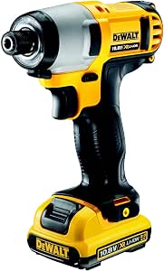 DeWalt DCF815D2-QW Impact Driver, 10.8 V, Yellow/Black, 1/4 Inch - Image 1