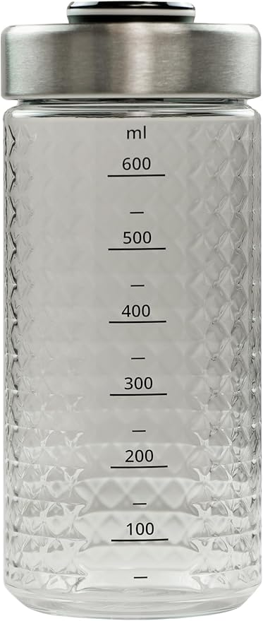 KRUPS Milk Jug 600 ml – Creamy Milk Foam – Compatible with KRUPS Automatic Espresso Machines – Cappuccino, Latte Macchiato, Caffe Latte – XS804000 Accessory - Image 1