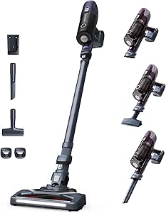 Rowenta X-Pert 6.60 Cordless Vacuum Cleaner, Lightweight, Power 100 W, Battery Life 45 min, Effective on All Types of Floors, LED RH6838WO Purple - Image 1