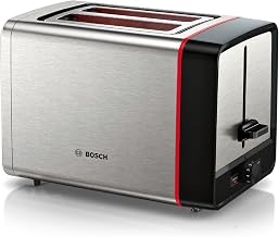 Bosch MyMoment TAT6M420 Grille-pain compact avec grille réchauffe-viennoiseries pliable amovible, avec fonction décongélation, arrêt automatique, fonction lift, centrage du pain, idéal pour 2 - Image 1