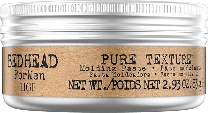 Bed Head for Men by TIGI Pure Texture, Textured Shaping Wax for Men with Strong Hold 83g - Image 1
