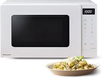 Panasonic NN-ST21QWEPG Solo Microwave Oven 20L with Glass Tray, 800W, Automatic Defrosting, 11 Automatic Programs, LED Display, 5 Power Levels, Digital Timer, White - Image 1