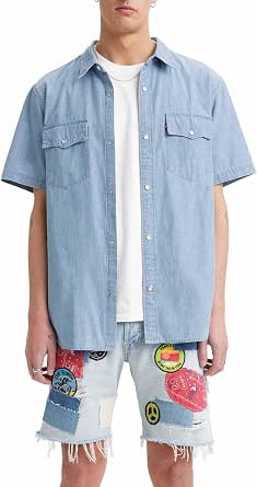 Levi's SS Relaxed Fit Western Men's Shirt - Image 1