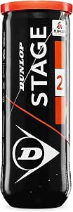 Dunlop Stage 2 Orange 3PET Unisex Adult Tennis Ball - Image 1