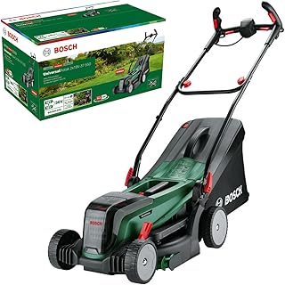 Bosch Tondeuse à Gazon sans Fil - UniversalRotak 2x18V-37-550 (Jusqu’à 500 m2 avec 2 Batteries de 4,0 Ah ; système 18V ; Largeur de Coupe : 37 cm ; sans Batterie) - Image 1