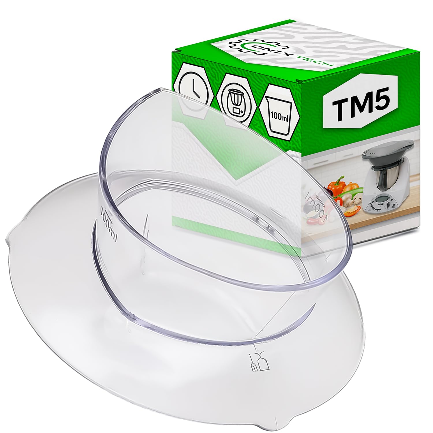 Food Processor Cap for Vorwerk Thermomix TM5 100 ml ONIX TECH - Image 1