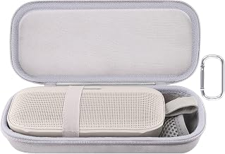 For Bose SoundLink Flex Portable Bluetooth Speaker 2nd Generation Hard Carrying Case Protector, Case Only, White - Image 1