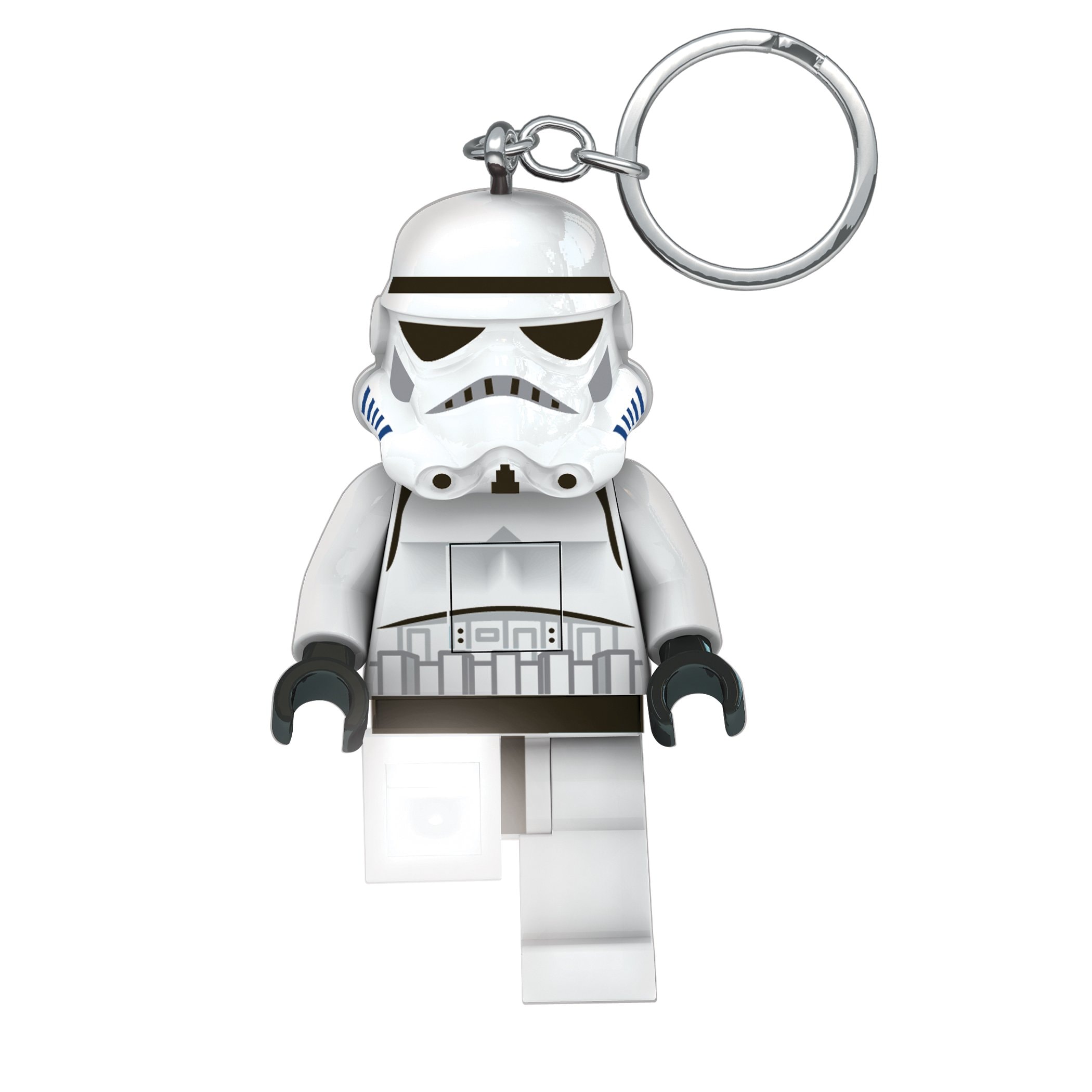 IQ Lego Star Wars Schlüsselanhänger mit LED-Taschenlampe Spielzeuggeschenke für Kinder - 76 mm große Figur - 2 CR2025 Batterien enthalten - Image 1