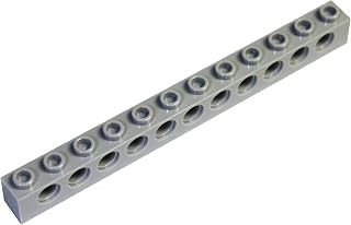 10x 3895 Technic Brick 1x12 | Light Bluish Gray - Image 1