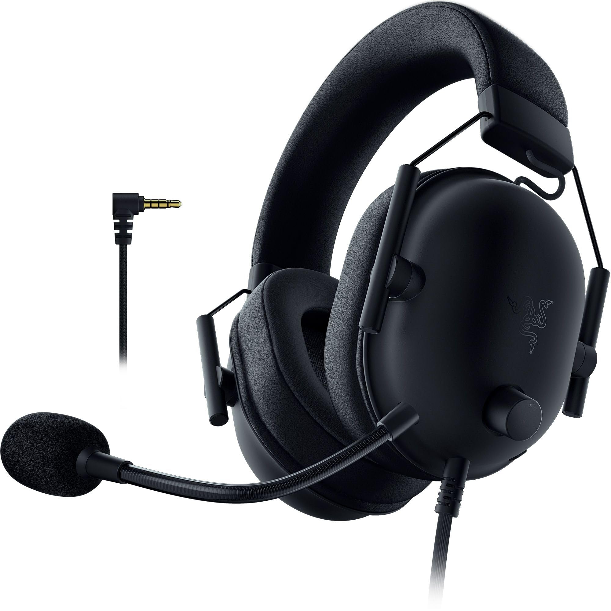 Razer Blackshark V2 X (PlayStation) - Wired E-Sports Headset for PlayStation Console (240g, Cardioid Microphone, 50mm Speakers, Passive Noise Cancellation, 3.5mm Connector) Black - Image 1