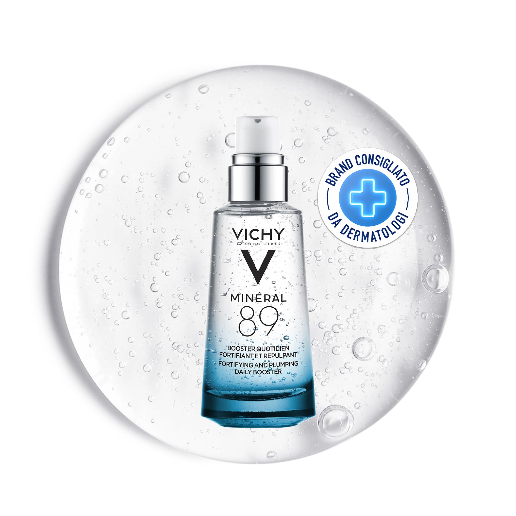 Vichy Mineral 89 Hyaluronic Acid Hydrating Serum for All Skin Types, 50 ml - Image 1