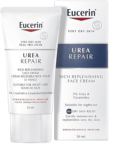Eucerin Dry Skin Replenishing Face Night Cream - 5% Urea 50ml by Eucerin - Image 1