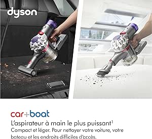 Dyson Car+Boat Hand Vacuum Cleaner (Silver) - Image 1