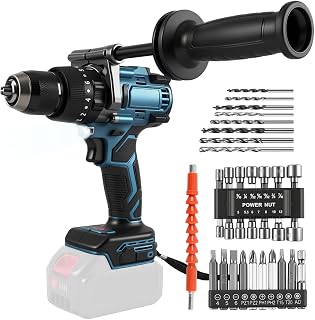 Perceuse Visseuse Sans Fil, Percussion Sans fil pour Makita 18V batterie, 140Nm Percussion, 20+1 Réglages de Couple, 2 Vitesses, idéale pour percer et visser (non batterie et chargeur) - Image 1