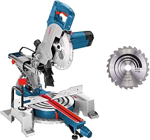 Bosch Professional Scie à Onglets Radiale Filaire GCM 80 SJ (1400 W, Ø de la lame : 216 mm, incl. 2x lames circulaires) - Image 1