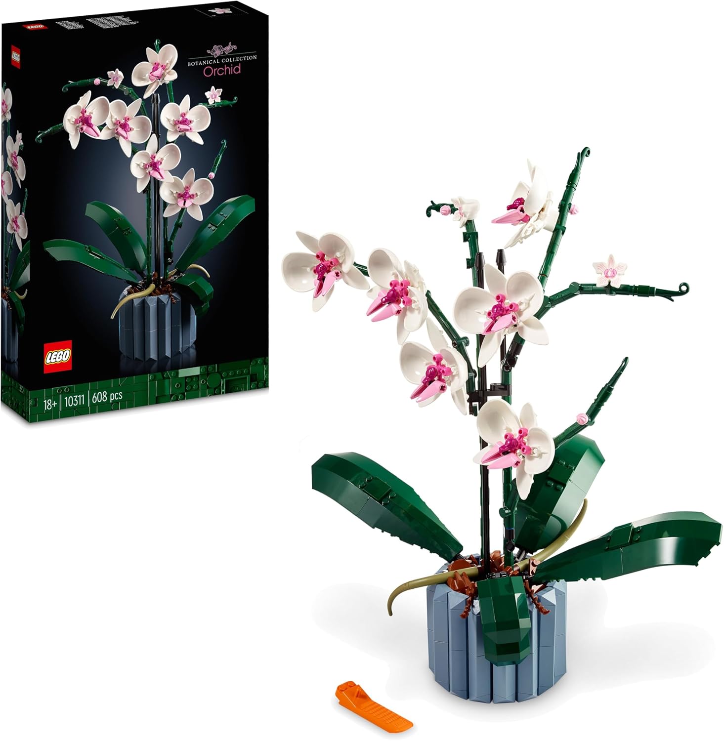 LEGO Botanicals L’Orchidée - Plantes ou Fleurs Artificielles d'Intérieur pour Décoration de Maison - Loisirs Créatifs pour Adulte - Idée Cadeau pour Femme ou Homme 10311 - Image 1