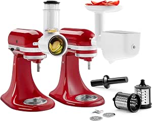 KitchenAid 5KSM2FPPC Multi-Function Chopper, Slicer and Grater Accessory Set - Image 1
