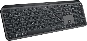 Logitech MX Keys S Plus - Graphite, English QWERTY Keyboard - Image 1