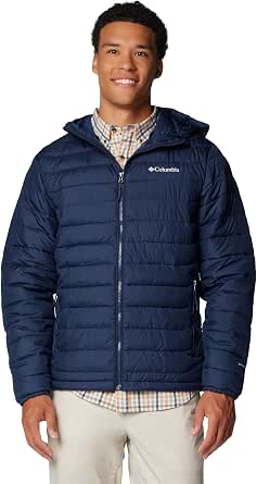 Columbia Men's Powder Lite Hooded Jacket Hooded Puffer Jacket (pack of 1) - Image 1