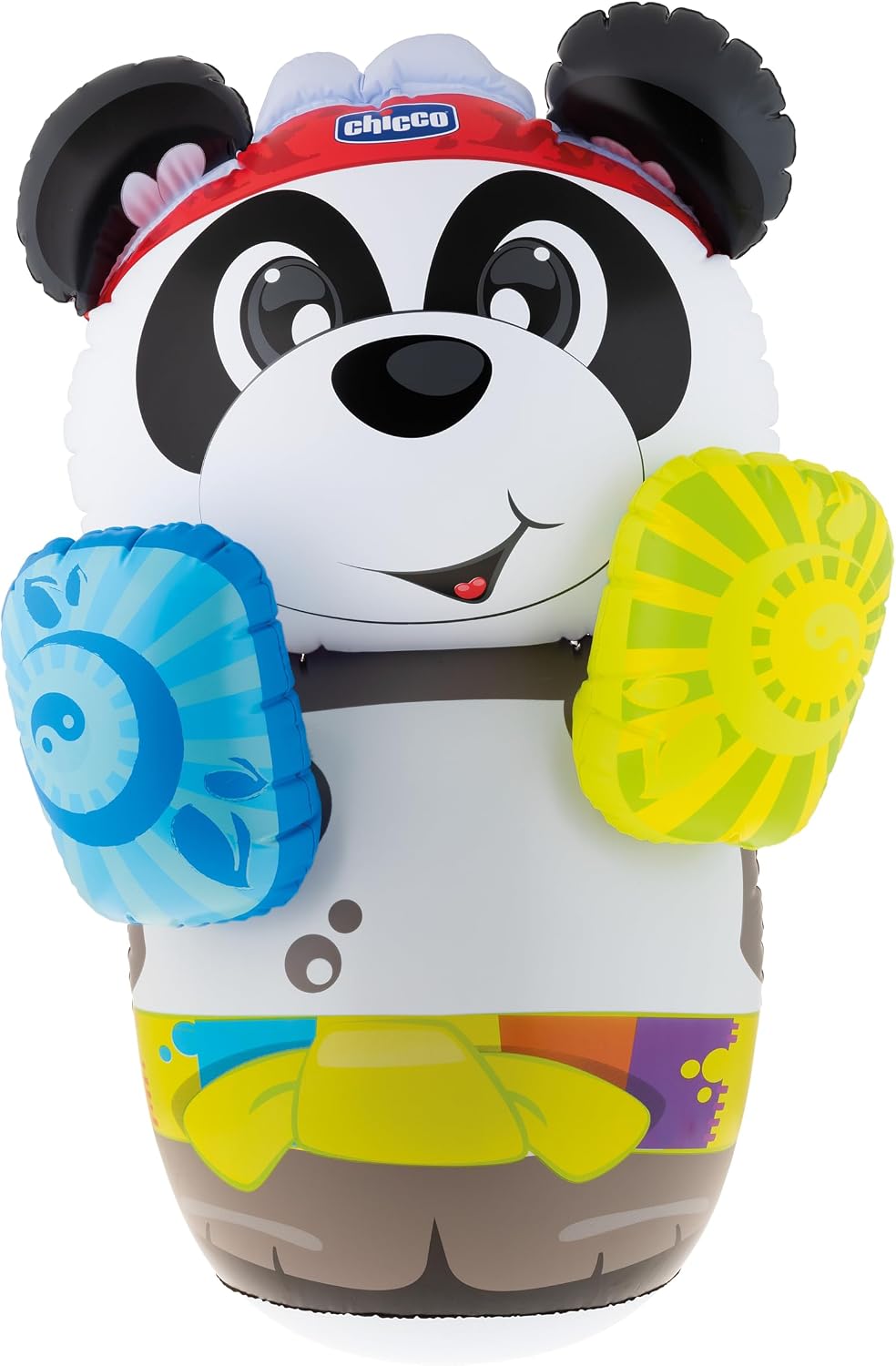 Chicco My Coach Panda, Kids Electronic Inflatable Punch Bag with Funny Sounds Water Fill Base to Keep Bag Balance, Kids Toy 2-5 Years - Image 1