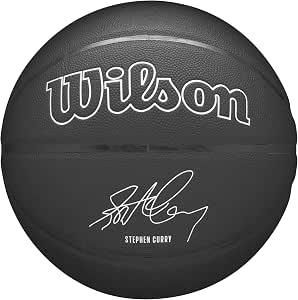 Wilson NBA Player Evergreen BSKT Curry, Black, 7 - Image 1